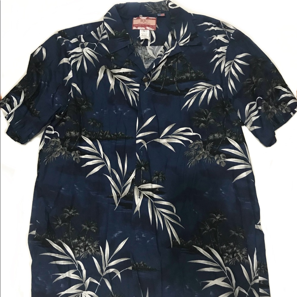RJC Hawaiian Shirt Made in Hawaii Large